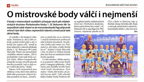 Přípravce věnují prostor také v městských novinách
